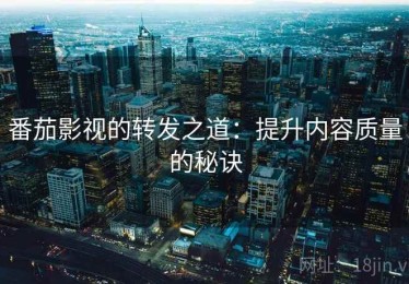 番茄影视的转发之道：提升内容质量的秘诀
