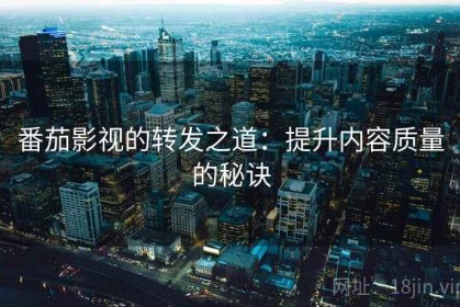 番茄影视的转发之道：提升内容质量的秘诀