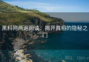 黑料网两遍阅读：揭开真相的隐秘之门