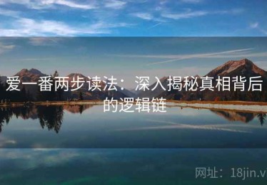 爱一番两步读法：深入揭秘真相背后的逻辑链
